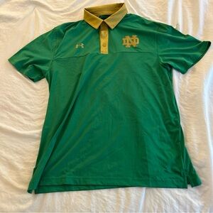 Under Armour Notre Dame performance polo